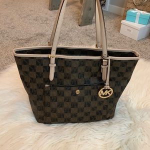 Michael Kors Checkered Tote
